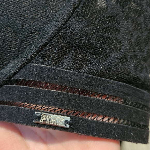 Pink Victoria's Secret Lace Lightly Lined Bra - Picture 6 of 7
